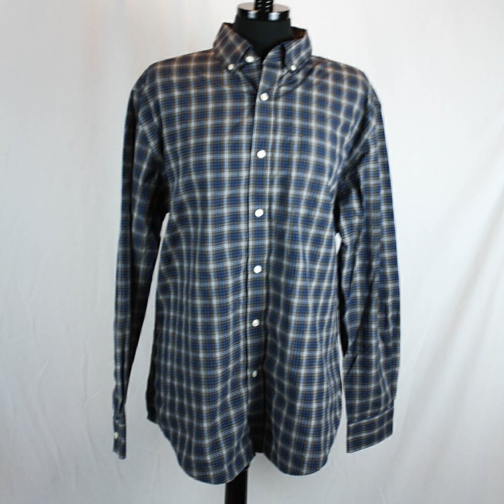 Croft & Barrow Easy Care Plaid Button Down…